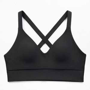 Black Cross-Back Women's Bralette